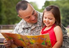 reading together helps military families cope